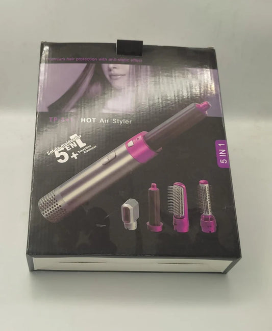 5-in-1 Ceramic Hot Air Brush Styler