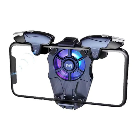 2-in-1 Mobile Gaming Trigger with Cooling Fan