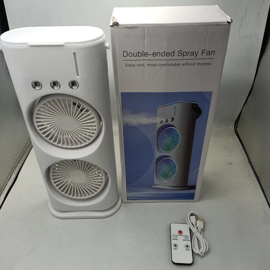 Double-Ended Portable Misting Spray Fan