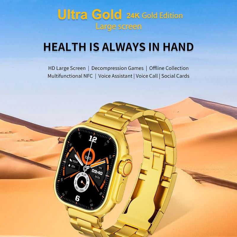 Gold Ultra Luxury Smart Watch