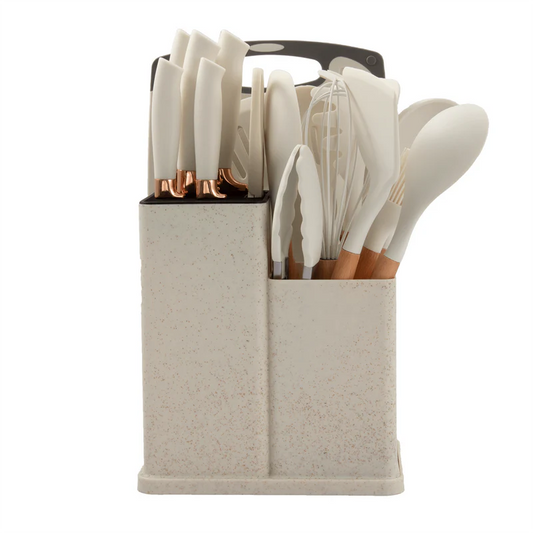 19-Piece Kitchen Utensil &amp; Knife Set